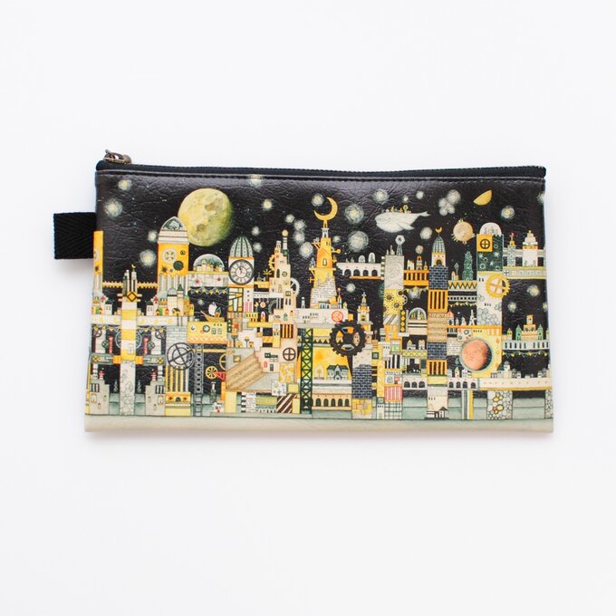 Flat Pouch "Moon Civilization"