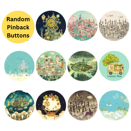 Random two set of Pinback Buttons