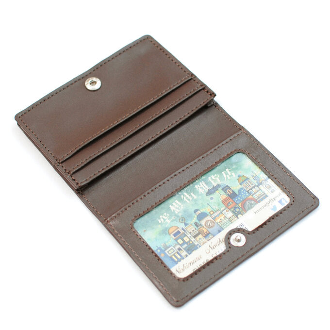 Card Folder Wallet "Coffee City in the Back of the Cafe"