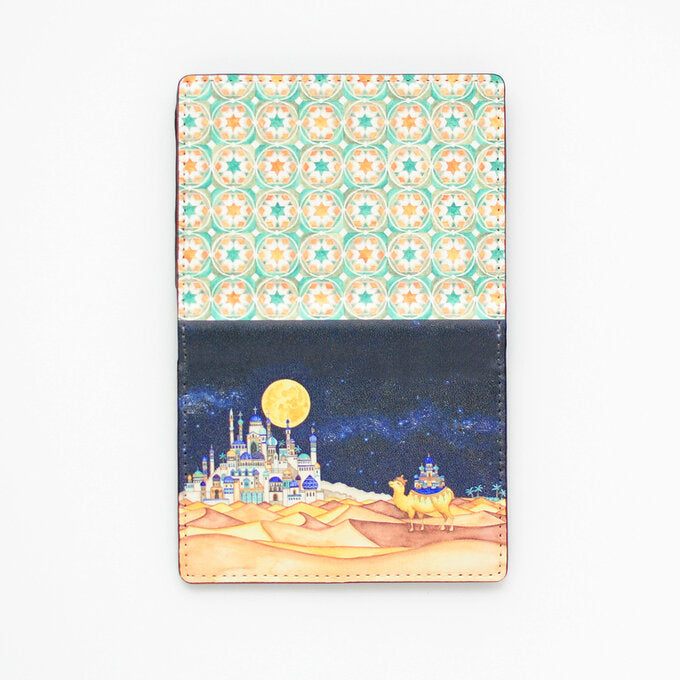 Card Folder Wallet "Arabian Night with a Camel"