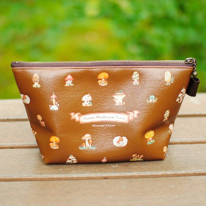 Big Pouch "Mushroom Old Town in the Dark Forest"