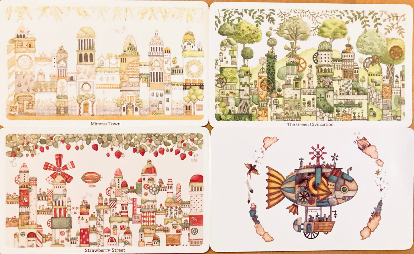 Message card set of 12