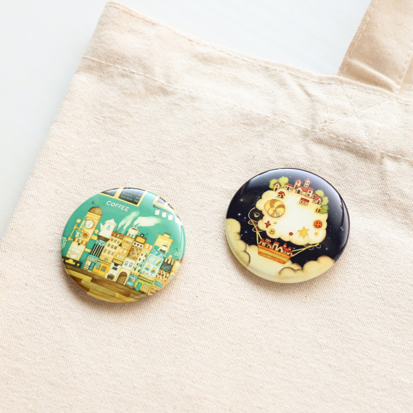 Random two set of Pinback Buttons