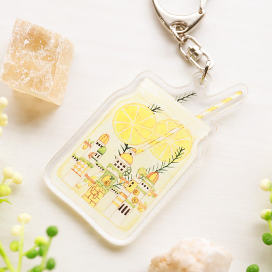 Acrylic Key Holder "Lemonade Town"