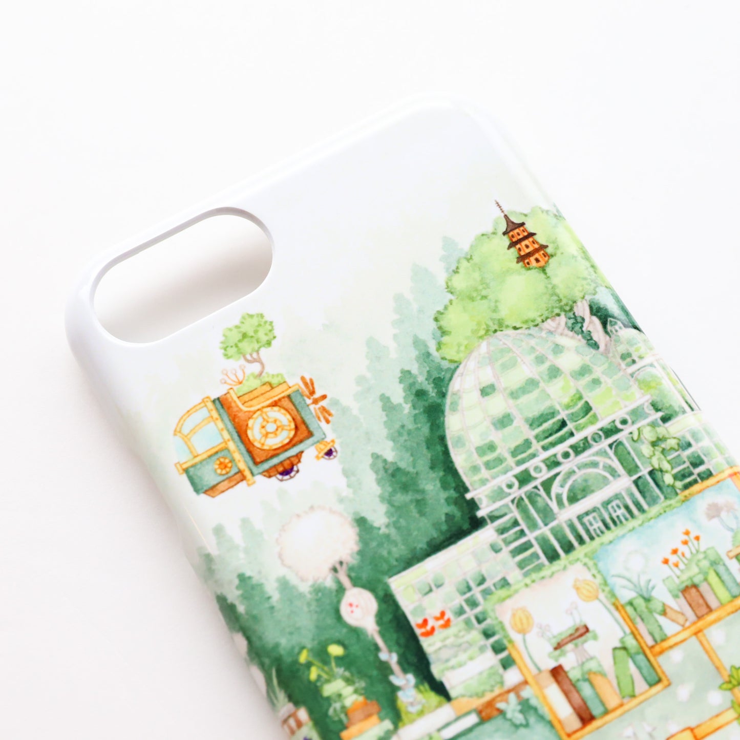 iPhone14 Case  "The Library of Book Plants"