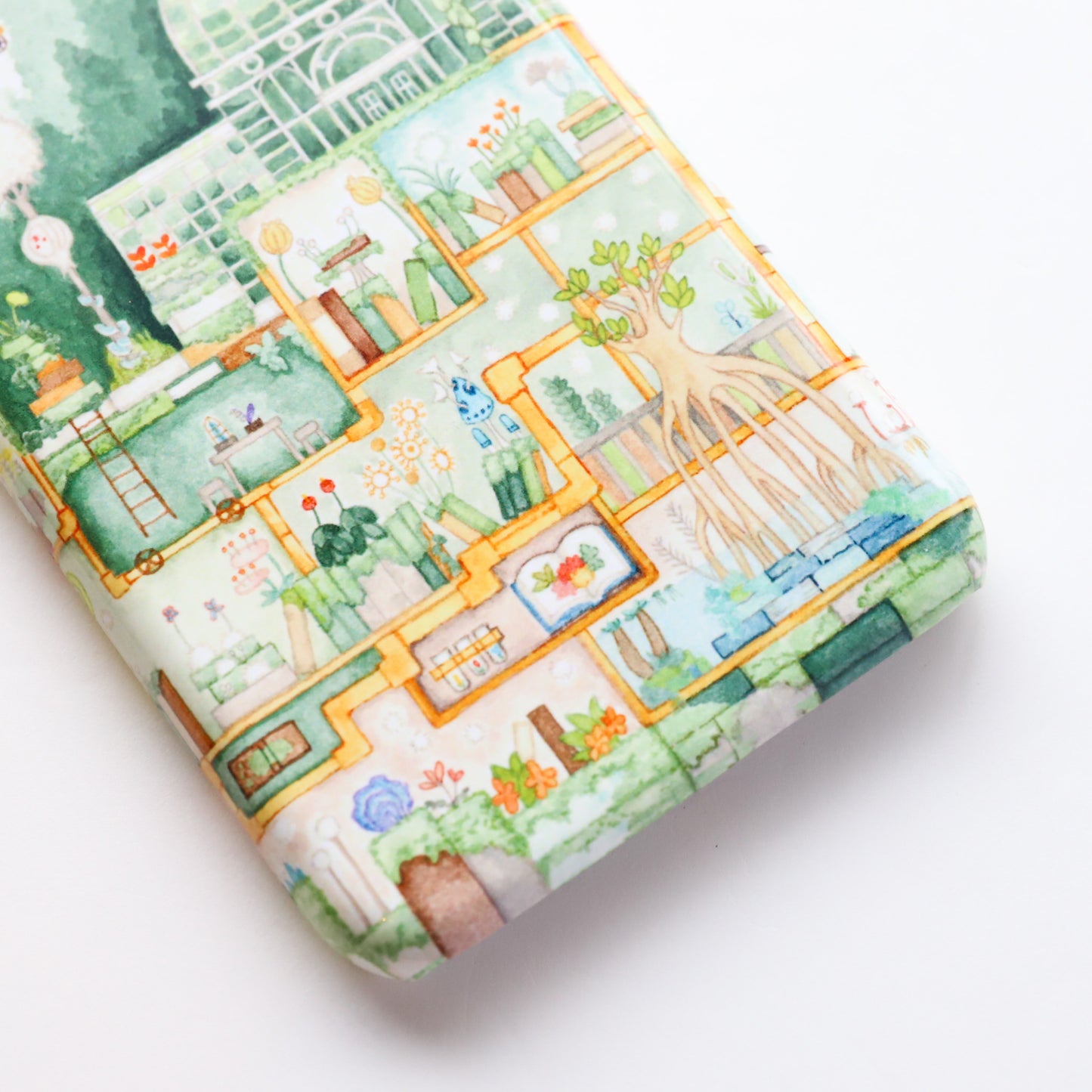 iPhone14 Case  "The Library of Book Plants"