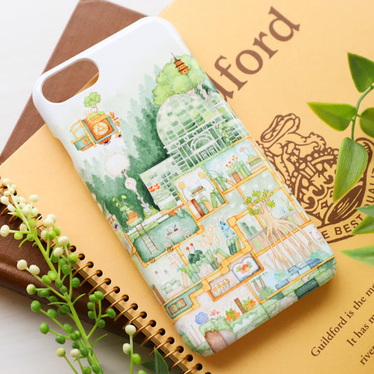 iPhone14 Case  "The Library of Book Plants"