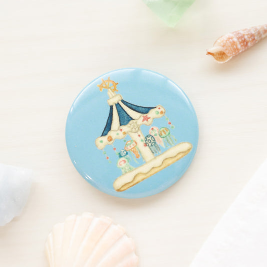 Pinback Buttons "Jellyfish Carousel"