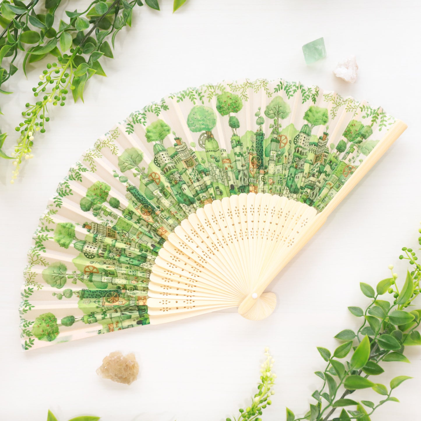 Japanese fan "Green Civilization"