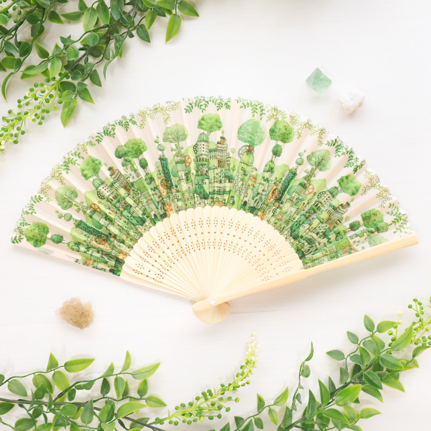 Japanese fan "Green Civilization"