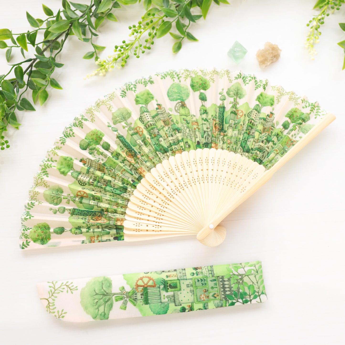 Japanese fan "Green Civilization"