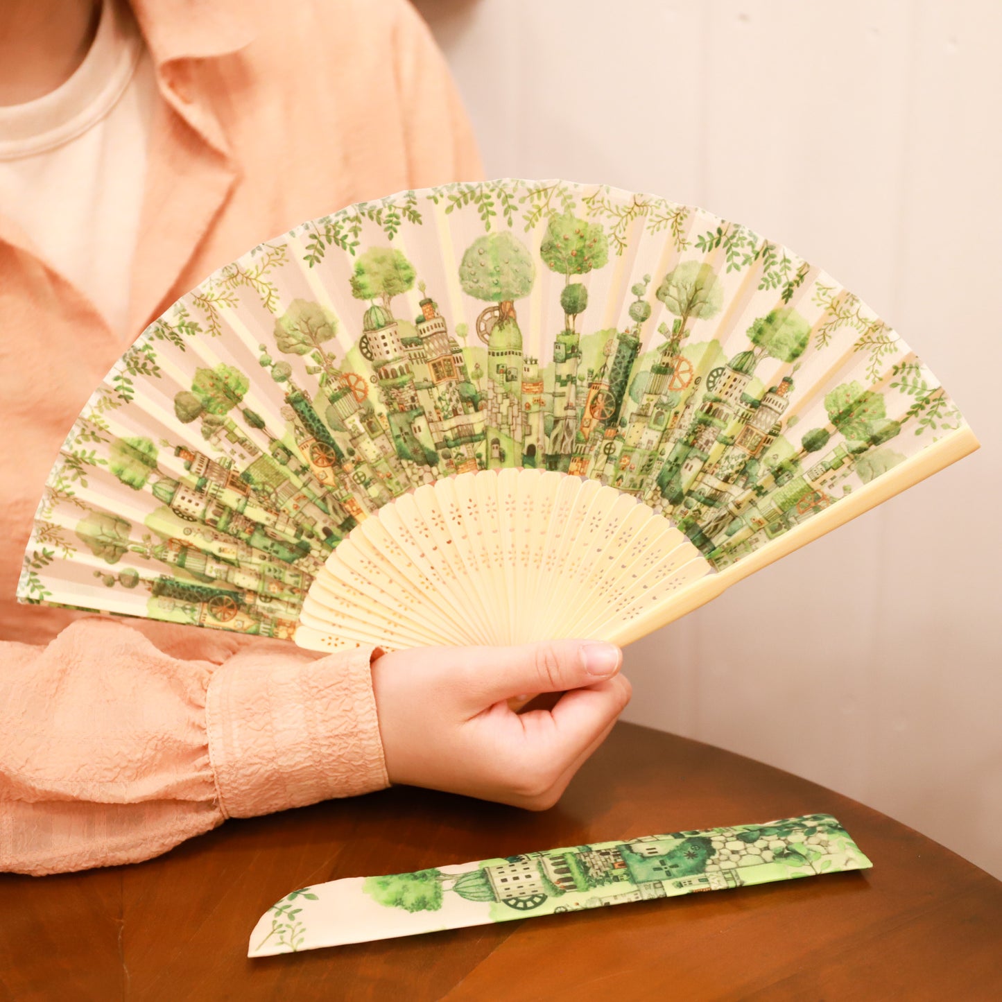 Japanese fan "Green Civilization"