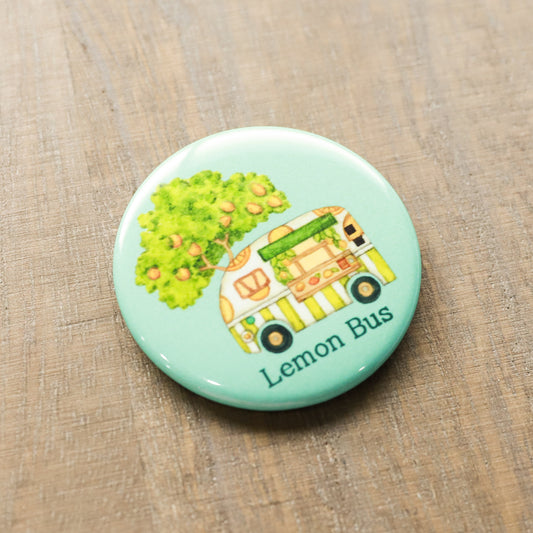 Pinback Buttons "Lemon Bus"