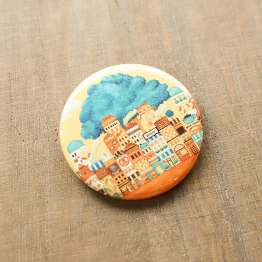 Pinback Buttons "Bread Town under the Blue Tree"