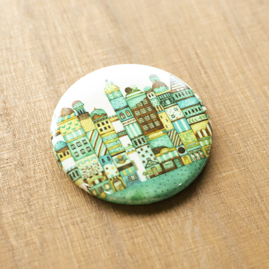 Pinback Buttons "Mint Chocolate City"