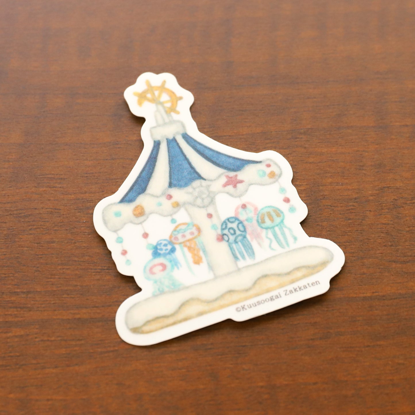 Small Sticker "Jellyfish Carousel"