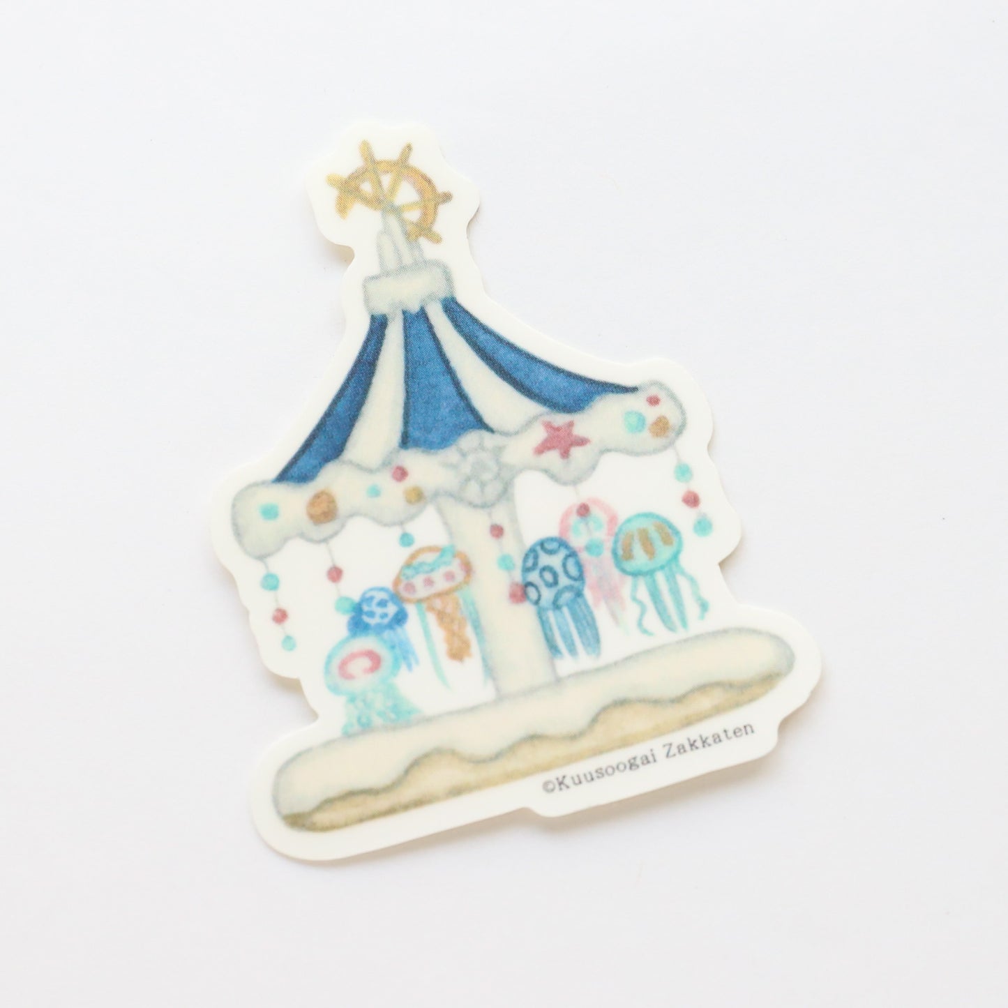 Small Sticker "Jellyfish Carousel"