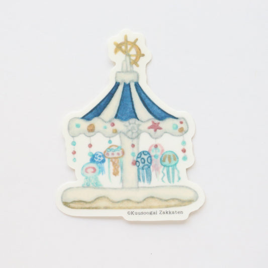 Small Sticker "Jellyfish Carousel"