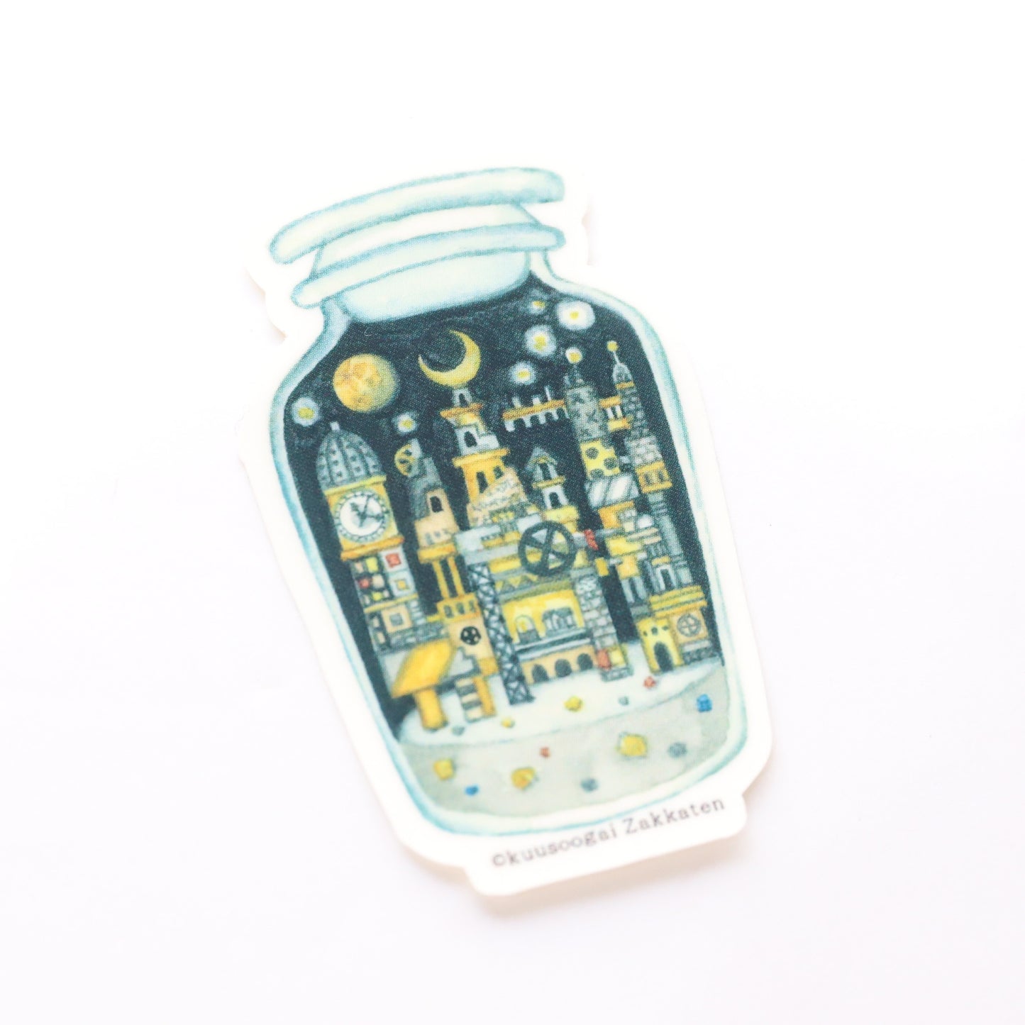 Small Sticker "Moon Civilization in the Bottle"