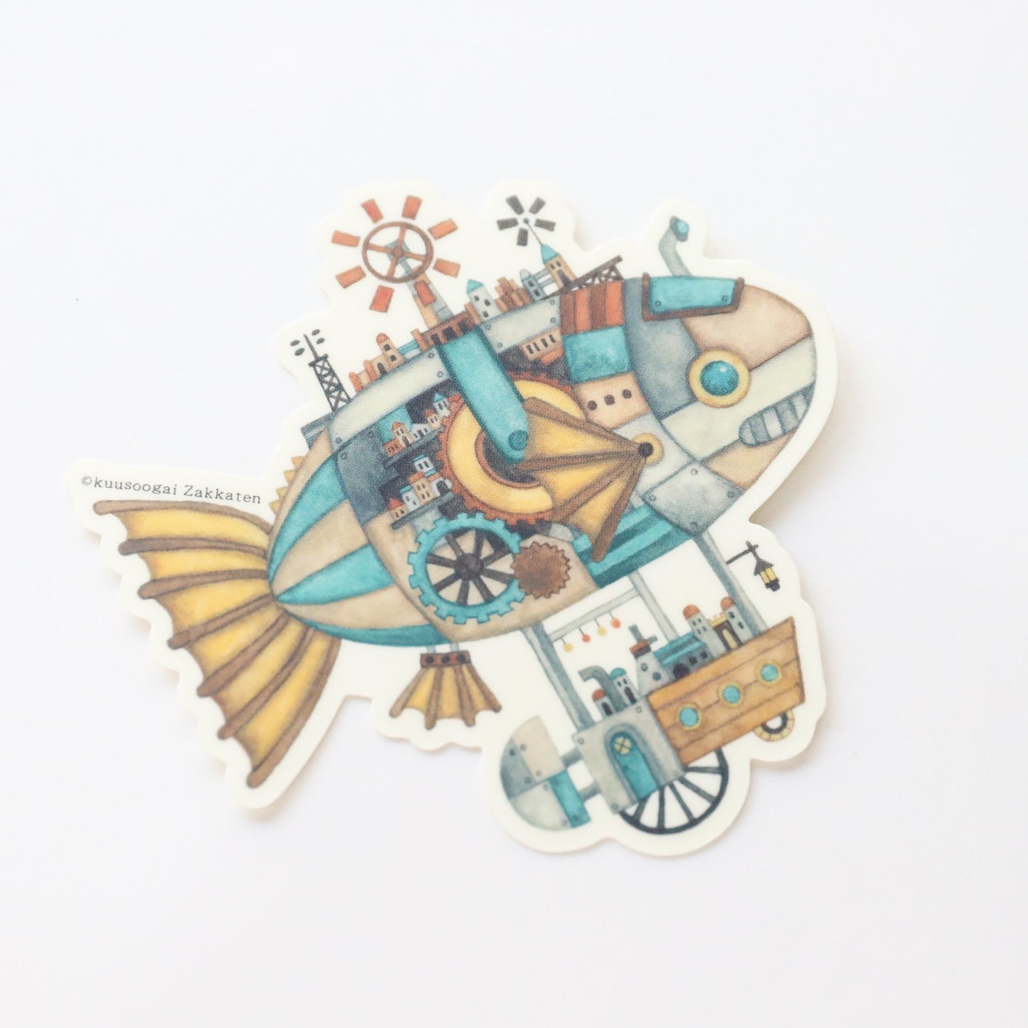 Large Sticker "The Flying Fish"