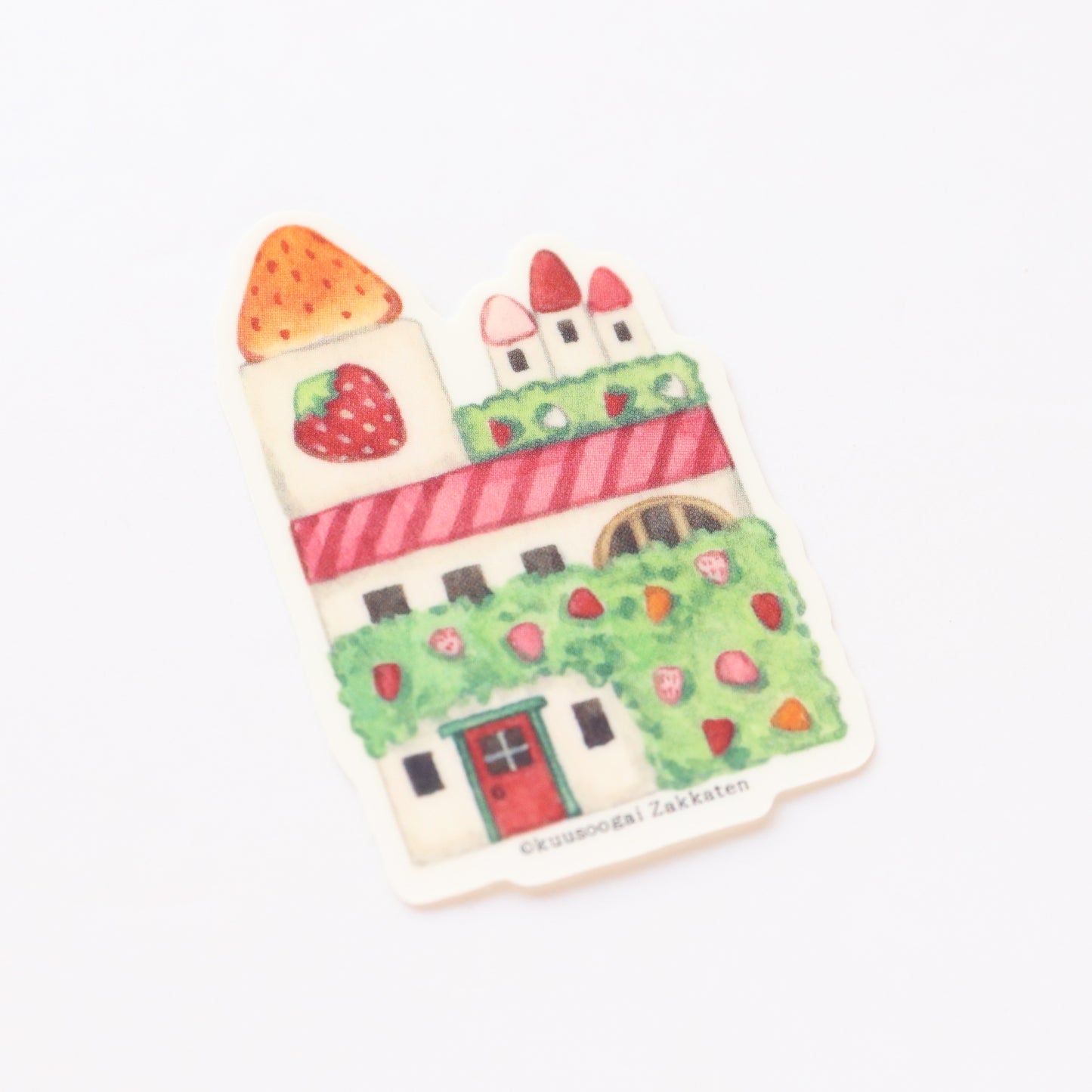 Small Sticker "Colourful Strawberry Labo"