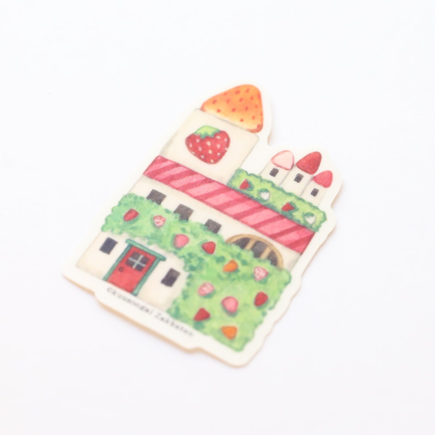 Small Sticker "Colourful Strawberry Labo"