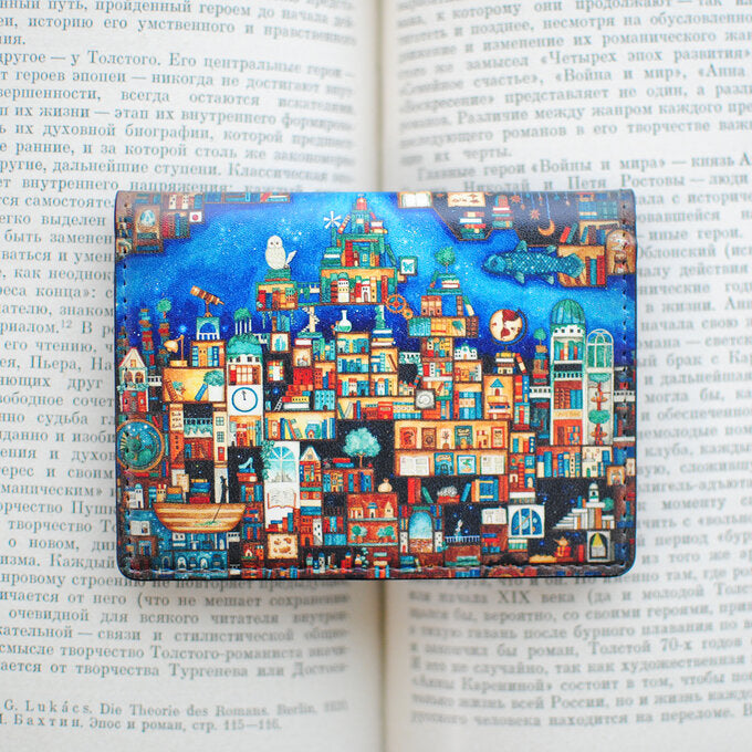 Card Folder Wallet "The Kingdom of Forgotten Books"