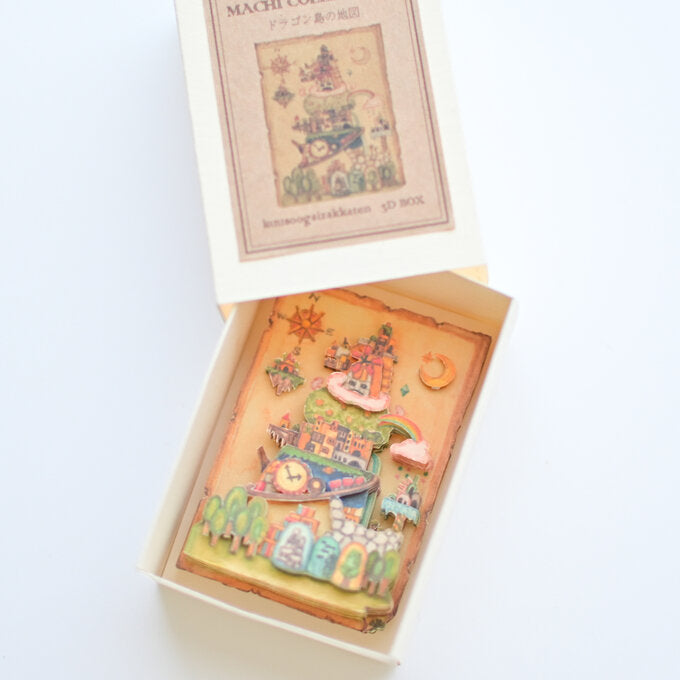 3D Box DIY Kit (Rectangle) ”The Map of Dragon Island“