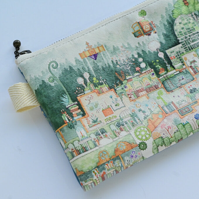 Flat Pouch "The Library of Book Plants"