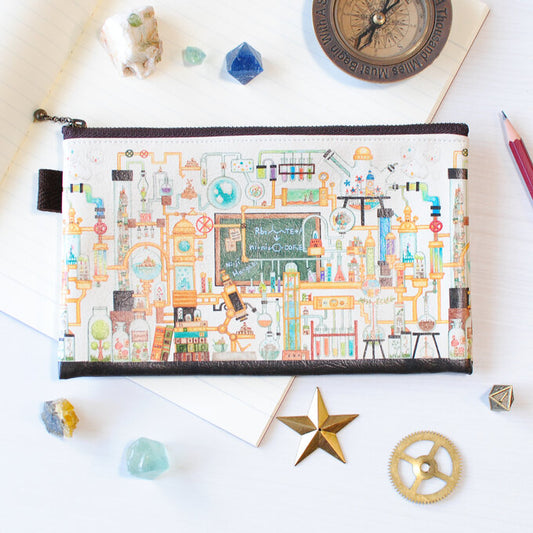 Flat Pouch "Science Tools City"