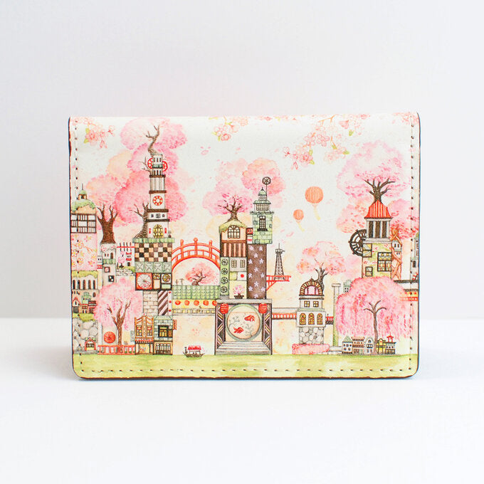 Card Folder Wallet "Sakura City"